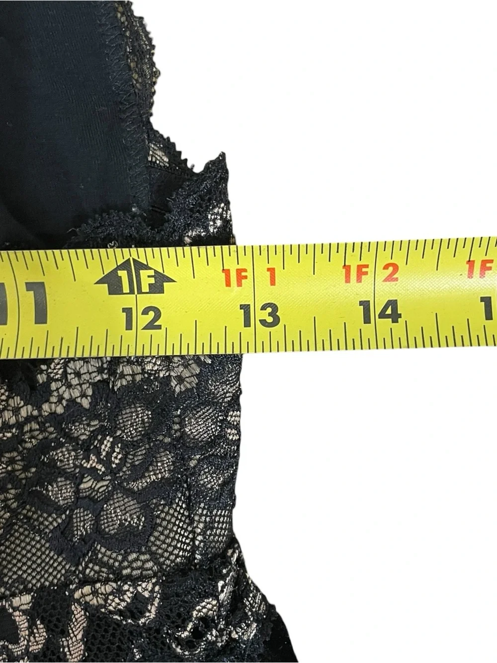 Soma Black Velvet Lace Chemise Nightgown Small